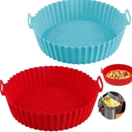 2Pcs Moule Air Fryer en Silicone,Panier/ FriteuseRéutilisable 20,5x17,5x6,8 cm
 Fiche Technique et Prix au Maroc