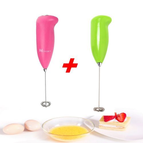 2 pcs Mousseur à lait électrique automatique, machine à café, fouet à Cappuccino
 Fiche Technique et Prix au Maroc
