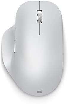 Souris ergonomique Bluetooth Microsoft - Glacier avec repose-pouce confortable, jusqu'à 15 mois d'autonomie.  Fonctionne avec les PC/ordinateurs portables compatibles Bluetooth Windows/Mac/Chrome, 3,91" x 5,46" x 1,85"
 Fiche Technique et Prix au Maroc
