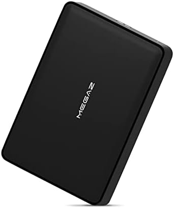 500GB External Hard Drive - MegaZ Backup Slim 2.5'' Portable HDD USB 3.0 for PC, Mac, Laptop, PS4, Xbox one and Chromebook, 3 Year Warranty Fiche Technique et Prix au Maroc