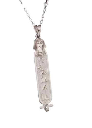 Collier cartouche en argent sterling, argent sterling personnalisé fait à la main, pendentif égyptien, bijoux pour femmes, collier avec nom hiéroglyphe égyptien par HStudio (M, argent sterling 925 carats)
Avis,  Fiche Technique et Prix au Maroc