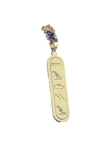 Collier de nom de hiéroglyphe égyptien, cartouche personnalisée en or 14 carats, bijoux pour femmes frappants, cadeau d’anniversaire idéal
Avis,  Fiche Technique et Prix au Maroc