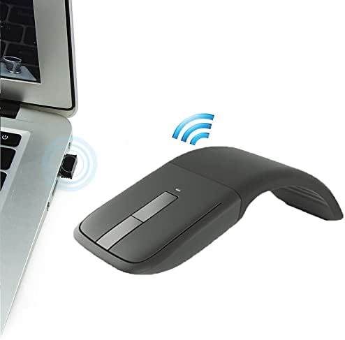 Souris pliable ultra fine 2,4 G sans fil Arc Mouse 1000 DPI souris optique portable universelle avec récepteur USB, adaptée pour PC/ordinateur portable/Smart TV (noir)
Avis,  Fiche Technique et Prix au Maroc