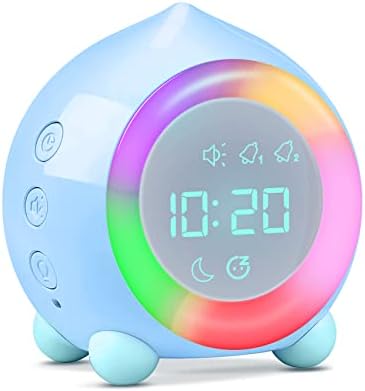 MONODEAL Réveil Enfant Lumineux LED, Réveil en USB Charge,Multifonctionnelle Réglable Veilleuse Compte à rebours Fille Garcons (Bleu)
 Avis, Fiche Technique et Prix au Maroc