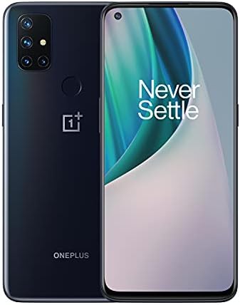 Smartphone débloqué OnePlus Nord N10 5G, Midnight Ice, taux de rafraîchissement de 90 Hz, 6 Go de RAM + 128 Go de stockage, version américaine, modèle BE2026
 Fiche Technique et Prix au Maroc