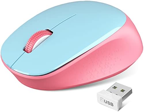 Trueque Souris sans fil E702 2,4 GHz Souris d'ordinateur portable avec récepteur USB, souris silencieuse confortable pour ordinateur portable, Chromebook, PC, ordinateur portable, ordinateur de bureau, Windows, Mac (bleu et rose)
 Fiche Technique et Prix au Maroc