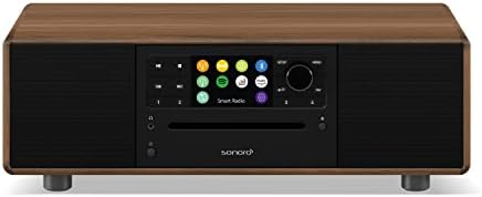 sonoro Prestige Chaîne Hi-FI (Radio FM/Dab+/Internet, Lecteur CD, AUX, Bluetooth, Deezer, Spotify, Amazon Music) Noyer/Anthracite
 Avis, Fiche Technique et Prix au Maroc