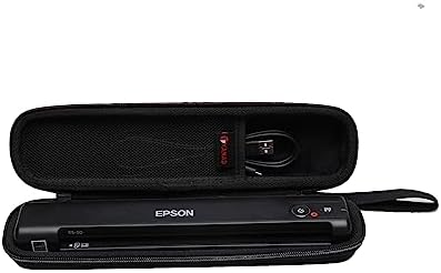 XANAD Étui noir pour scanner de documents Epson Workforce ES-50/ES-55R/ES-60W/ES-65WR/DS-30/DS-70/DS-80W (étui uniquement)
 Fiche Technique et Prix au Maroc