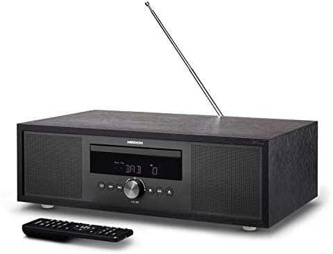 MEDION P64145 Micro Chaine HiFi (Dab+, CD, MP3, Bluetooth, Radio FM PLL, USB, système Compact, Fonction réveil, Mise en Veille Automatique) Anthracite
 Avis, Fiche Technique et Prix au Maroc