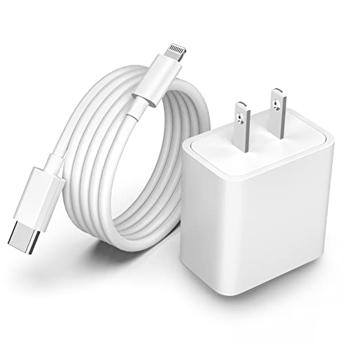 Câble de chargeur rapide pour iPhone[Apple MFi Certified] Chargeur mural USB C 20 W PD, adaptateur d'alimentation de type C, câble Lightning, prise de charge rapide, compatible avec iPhone 14/13 Pro/12/XS/Max/XR/X/8 Plus/SE 2022, iPad
 Fiche Technique et Prix au Maroc