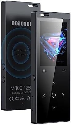 128Go Lecteur MP3, DODOSOUL MP3 Bluetooth 5.2, Boucle Unique, Radio FM, Haut-Parleur HD Intégré, Enregistreur Vocal, Mini Design,Son HiFi, Idéal pour Le Sport, Écouteurs Inclus Avis, Fiche Technique et Prix au Maroc