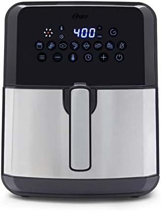 Friteuse à air numérique Oster DiamondForce antiadhésive XL 5 litres, 8 fonctions avec écran tactile numérique
 Avis, Fiche Technique et Prix au Maroc