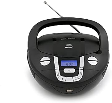 Boombox Radio CD portable Bluetooth BSL PCD-31 Noir | avec 2 W de puissance RMS | Radio FM et Port USB Lecteur MP3 | Affichage LCD | AUX IN | Sortie casque
 Avis, Fiche Technique et Prix au Maroc