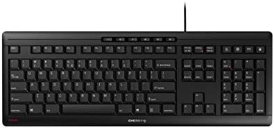 Clavier Cherry Stream filaire USB SX, mécanisme de ciseaux QWERTY, frappe silencieuse et silencieuse pour le bureau à domicile, le travail ou l'ordinateur personnel.  Noir
Avis,  Fiche Technique et Prix au Maroc