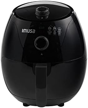 IMUSA Fyer électrique noir de 3,3 litres avec bouton multifonction, 1 200 watts
 Avis, Fiche Technique et Prix au Maroc
