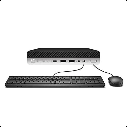 HP EliteDesk 800 G3 Mini PC de bureau professionnel Windows 10 (Intel Core i5-6500T jusqu'à 3,1 GHz, 8 Go de RAM DDR4, 256 Go SSD, WiFi, Bluetooth, USB Type-C 3.1, 2 x DisplayPort, Win 10 Pro) (renouvelé)
 Fiche Technique et Prix au Maroc