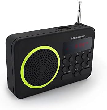 Metronic 477202 Radio Portable FM Compact avec Port USB + Lecteur Carte Micro SD - Noir et Vert
 Avis, Fiche Technique et Prix au Maroc