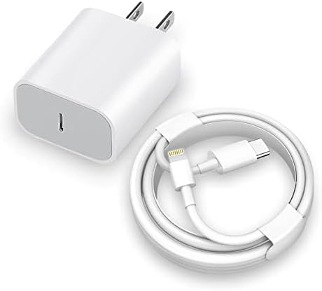 iPhone14 13 12 11 Chargeur Rapide[ MFi Certified] Bloc de chargeur mural USB C PD 20 W avec câble extra long 6TF Type C vers Lightning compatible avec iPhone 14/14 Pro Max/13/13Pro Max/12/11Pro
 Fiche Technique et Prix au Maroc