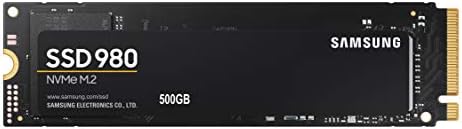 SAMSUNG 980 SSD 500 Go PCle 3.0x4, NVMe M.2 2280, disque SSD interne, stockage pour PC, ordinateurs portables, jeux et plus encore, technologie HMB, écriture turbo intelligente, vitesses jusqu'à 3 500 Mo/s, MZ-V8V500B/AM
 Fiche Technique et Prix au Maroc