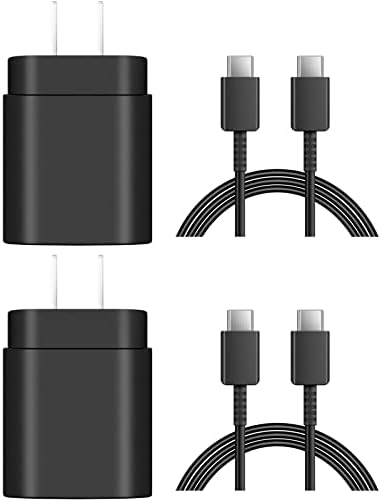 Samsung 25W Type C Charger Super Fast Wall Charger for Galaxy S23 S22 S21 S21+/S21 Ultra/S20/S20+/S20 Ultra/Note 20/Note 20 Ultra/Note 10/Note10+ Fiche Technique et Prix au Maroc