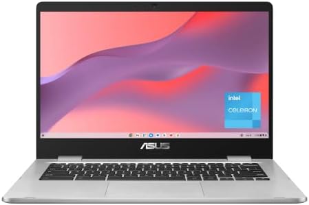 ASUS C424MA-AS48F Chromebook C424, écran FHD NanoEdge 14,0" 180 degrés, processeur Intel Dual Core Celeron, 4 Go de RAM LPDDR4, 128 Go de stockage, couleur argent, C424MA-AS48F
 Fiche Technique et Prix au Maroc