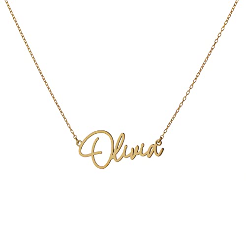 Collier nom en or massif 14 carats, bijoux personnalisés personnalisés, pendentif à chaîne réglable pour cadeau pour femme
Avis,  Fiche Technique et Prix au Maroc