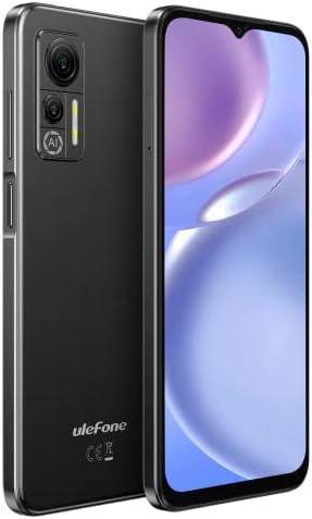 Téléphones portables débloqués, Ulefone Note 14 Android 12 Smartphones débloqués, batterie massive de 4 500 mAh, 7 Go + 16 Go, écran goutte d'eau de 6,52", ultra fin et léger, double caméra AI, GPS OTG, version américaine – Noir
 Fiche Technique et Prix au Maroc