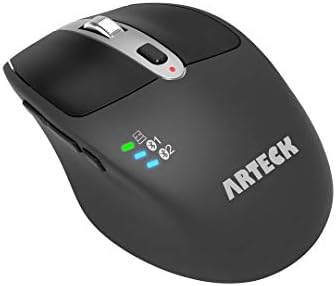 Arteck Souris Bluetooth sans fil multi-appareils avec récepteur nano USB ergonomique main droite clic silencieux pour ordinateur de bureau PC portable Mac iPad et Windows 10/8 iPad OS Batterie rechargeable intégrée
 Fiche Technique et Prix au Maroc