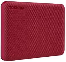 Toshiba Canvio Advance 1TB Portable External Hard Drive USB 3.0, Red - HDTCA10XR3AA Fiche Technique et Prix au Maroc