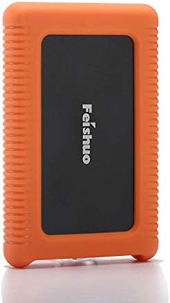 FEISHUO Portable External Hard Drive USB3.0 SATA HDD Storage — External Hard Drive Silicone Case Anti-Drop, Shockproof and Rainproof (320G, Black) Fiche Technique et Prix au Maroc