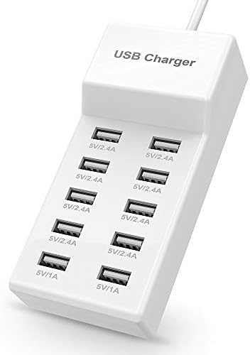 Chargeur USB Chargeur mural USB avec technologie de détection automatique de charge rapide Sécurité garantie Ports USB intelligents de taille familiale à 10 ports pour plusieurs appareils Smartphone Tablette Ordinateur portable
 Fiche Technique et Prix au Maroc