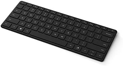 Clavier compact Microsoft Designer - Noir mat.  Clavier Bluetooth sans fil autonome.  Compatible avec les PC/Mac compatibles Bluetooth
Avis,  Fiche Technique et Prix au Maroc