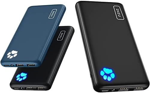 DÉBUT [2 Pack] Chargeur portable, triple 3A USB C et chargeur portable le plus fin et le plus léger, USB C triple 3A Ah le plus fin, banque d'alimentation pour téléphone, lampe de poche, batterie externe compatible
 Fiche Technique et Prix au Maroc