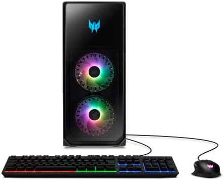 Ordinateur de bureau de jeu Acer Predator Orion 7000 PO7-640-UR11 |  Intel Core i7-12700K 12 cœurs de 12e génération |  NVIDIA GeForce RTX 3080 |  32 Go DDR5 |  SSD PCIe Gen4 de 1 To |  Disque dur de 2 To |  Intel Wi-Fi 6E |  Clavier et souris RVB
 Fiche Technique et Prix au Maroc