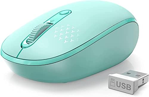 Trueque Souris sans fil, souris silencieuse 2,4 G avec récepteur USB - Souris d'ordinateur portable, souris sans fil DPI à 3 niveaux pour PC, tablette, ordinateur portable, ordinateur portable avec Windows (vert menthe)
Avis,  Fiche Technique et Prix au Maroc