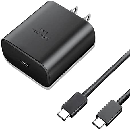 Chargeur mural super rapide de type C 45 W et câble de charge rapide USB C vers USB C de 1,5 m pour câble de téléphone Android S22/S22 Ultra/S22+/S21/S21 Ultra/S21+/S20/S20Ultra/Note 10 Plus/Note 20 Ultra/Z
 Fiche Technique et Prix au Maroc