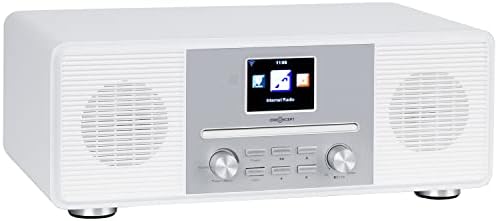 OneConcept Radio Portable CD, Chaine HiFi, Poste Radio Numérique Dab/Dab+/FM et Streaming, Radio Portables Stéréo, Écran HCC, Radio FM, MP3, AUX, Alarme de Réveil, Télécommande, Alimentée au Secteur
 Avis, Fiche Technique et Prix au Maroc