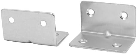 Aexit Support de supports à angle droit en acier inoxydable de 31 mm x 31 mm x 50 mm, ton argent, 2 pièces (61d897a753d7c7013d360704bb0e1fa5)
 Fiche Technique et Prix au Maroc