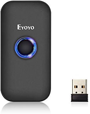 Eyoyo Mini scanner de codes-barres Bluetooth 1D, 3 en 1 Bluetooth et USB filaire et lecteur de codes-barres sans fil 2,4 G, lecture de codes-barres portable, fonctionne avec Windows, Android, iOS, tablettes ou ordinateurs
 Fiche Technique et Prix au Maroc