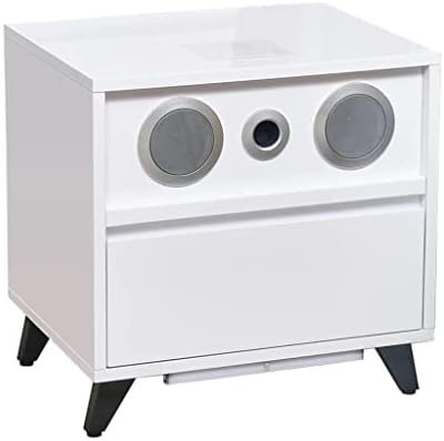 JIMEOG Table Chevet Intelligente avec Chargeur Sans fil Multifonction Table Chevet Chambre Coucher Haut-parleur
 Fiche Technique et Prix au Maroc