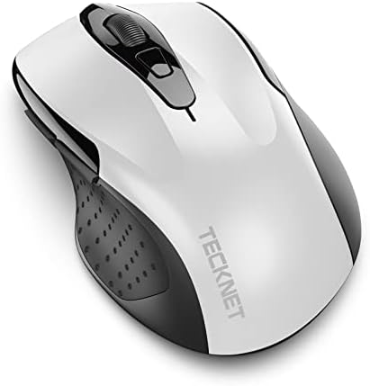Souris Bluetooth TECKNET, souris sans fil 3200 DPI (BT5.0 et 3.0) 5 DPI réglables, 6 boutons et batterie de 2 ans, souris d'ordinateur compatible avec ordinateur portable/ordinateur/Mac/Windows/Chromebook/Notebook
 Fiche Technique et Prix au Maroc