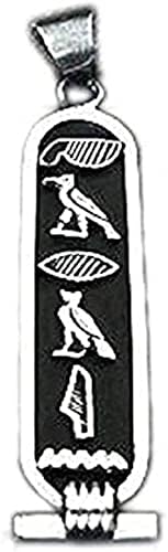 KemetArt Cartouche personnalisée en argent sterling avec écriture hiéroglyphique
Avis,  Fiche Technique et Prix au Maroc