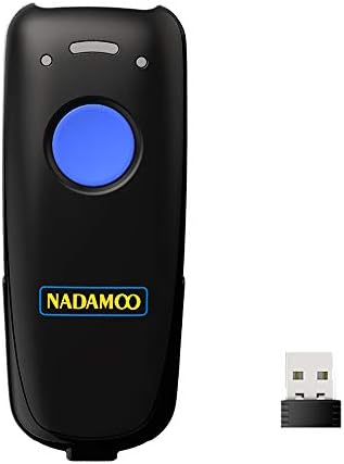 NADAMOO Scanner de codes-barres sans fil compatible avec la fonction Bluetooth, 2,4 G sans fil et filaire 3 en 1, lecteur CCD USB portable, fonctionne avec tablette iPhone iPad Android Windows Mac OS
 Fiche Technique et Prix au Maroc