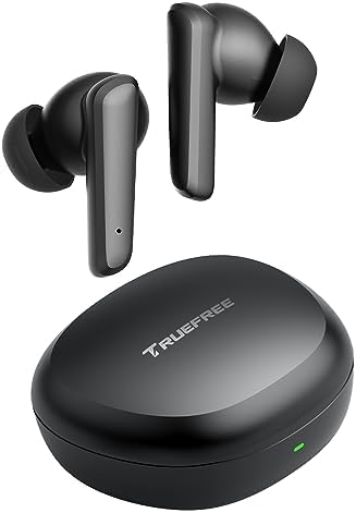 truefree T2 Bluetooth Ecouteurs sans Fil Intra-Auriculaires avec 4 micros Musique stéréo Jeux à Faible Latence, pour TV Téléphone PC, 23 Heures Durée de Lecture, Embouts Multiples (S/M/L)
 Avis, Fiche Technique et Prix au Maroc