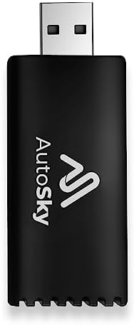 Adaptateur CarPlay sans fil - 5 GHz le plus récent et le plus rapide - AutoSky - Plug and Play - Câbles USB-C et USB-A - CarPlay filaire requis
 Fiche Technique et Prix au Maroc