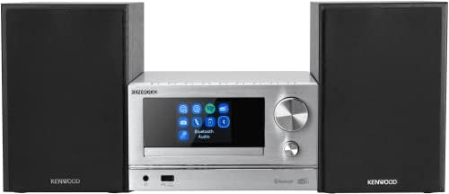 Kenwood M-7000S-S Micro chaîne Couleur Argent avec Bluetooth, USB, CD et Radio Dab + FM
 Avis, Fiche Technique et Prix au Maroc
