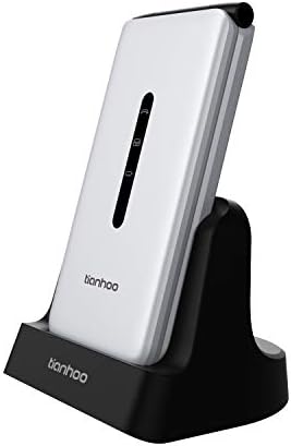 TIANHOO Téléphone à clapet pour personnes âgées 4G, téléphone à clapet senior débloqué avec gros boutons, double carte GSM LTE, téléphone à clapet pour personnes âgées avec gros boutons, téléphone portable à rabat pour personnes âgées (argent)
 Fiche Technique et Prix au Maroc