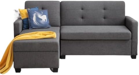 JFUYJK Canapé-lit convertible, canapé-lit en velours avec méridienne de rangement, canapé-lit avec matelas en mousse à mémoire de forme
Avis,  Fiche Technique et Prix au Maroc