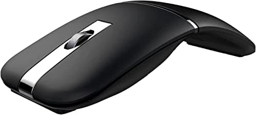 Souris sans fil arc pliable avec récepteur USB, Bluetooth 2,4 GHz double mode rechargeable, rotation à 180°, clic silencieux, souris d'ordinateur incurvée portable pour PC, ordinateur portable, MacBook (noir)
Avis,  Fiche Technique et Prix au Maroc
