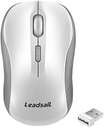 LeadsaiL Souris sans fil silencieuse 2,4 G USB Souris d'ordinateur compacte optique sans fil Mini souris sans fil silencieuse, silencieuse, 4 boutons, 3 DPI réglables, souris mobile pour PC/ordinateur portable/Windows/Mac/Linux
 Fiche Technique et Prix au Maroc